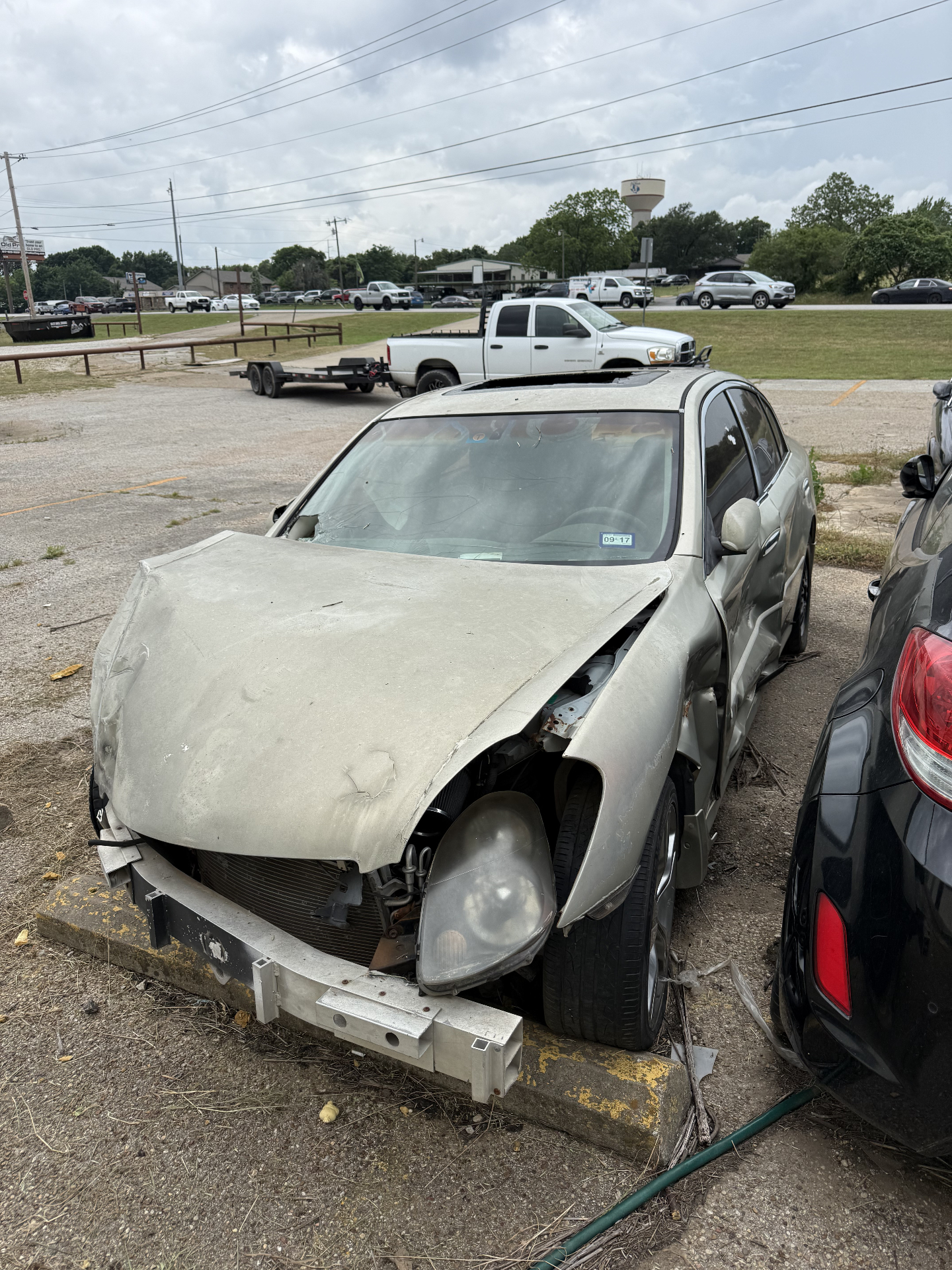 Wrecked Infiniti — No Problem